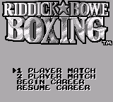 Riddick Bowe Boxing (USA)